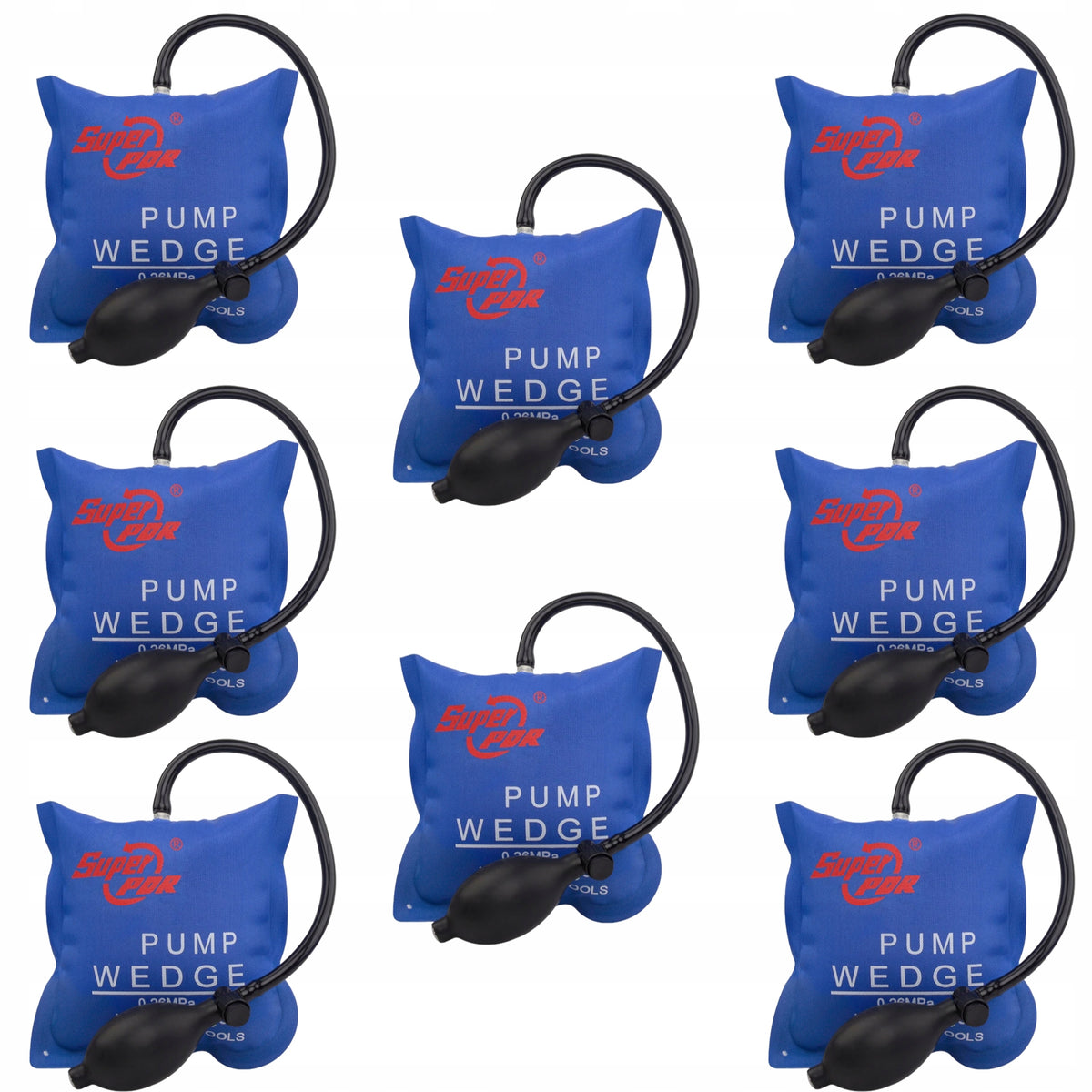 SET OF EXPANSION CUSHIONS WEDGE SPREADER LIFTS 8 PIECES 135 KG