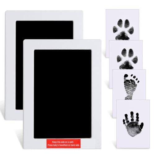 SET OF FOOTPRINTS AND HANDS OF A CHILD WITHOUT INK GIFT SOUVENIR Brand no brand
