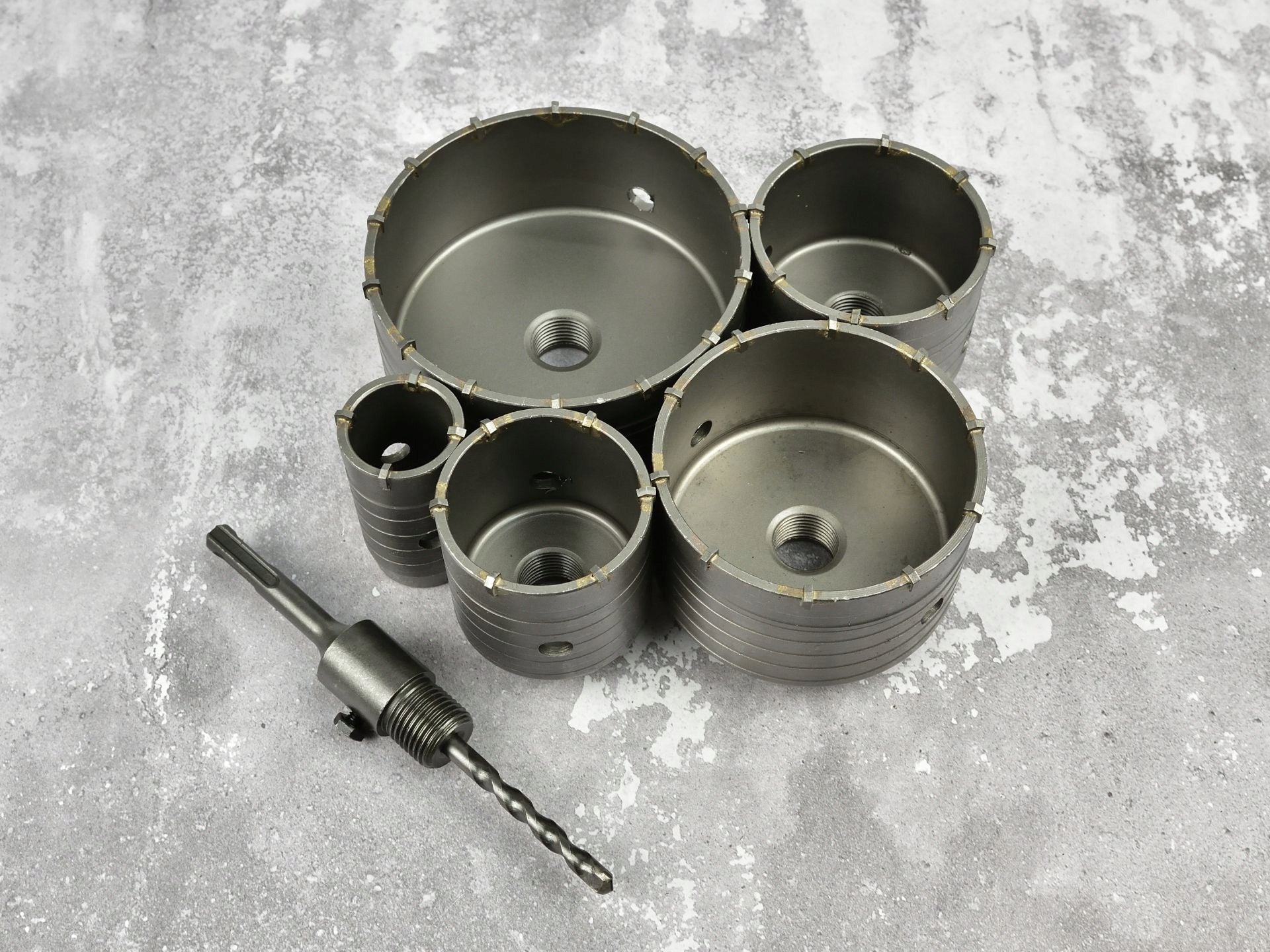 SET OF FORAMINIFERA CUTTERS LACE FOR CONCRETE MASONRY 7 EL. 40-125mm EAN (GTIN) 5902600700388