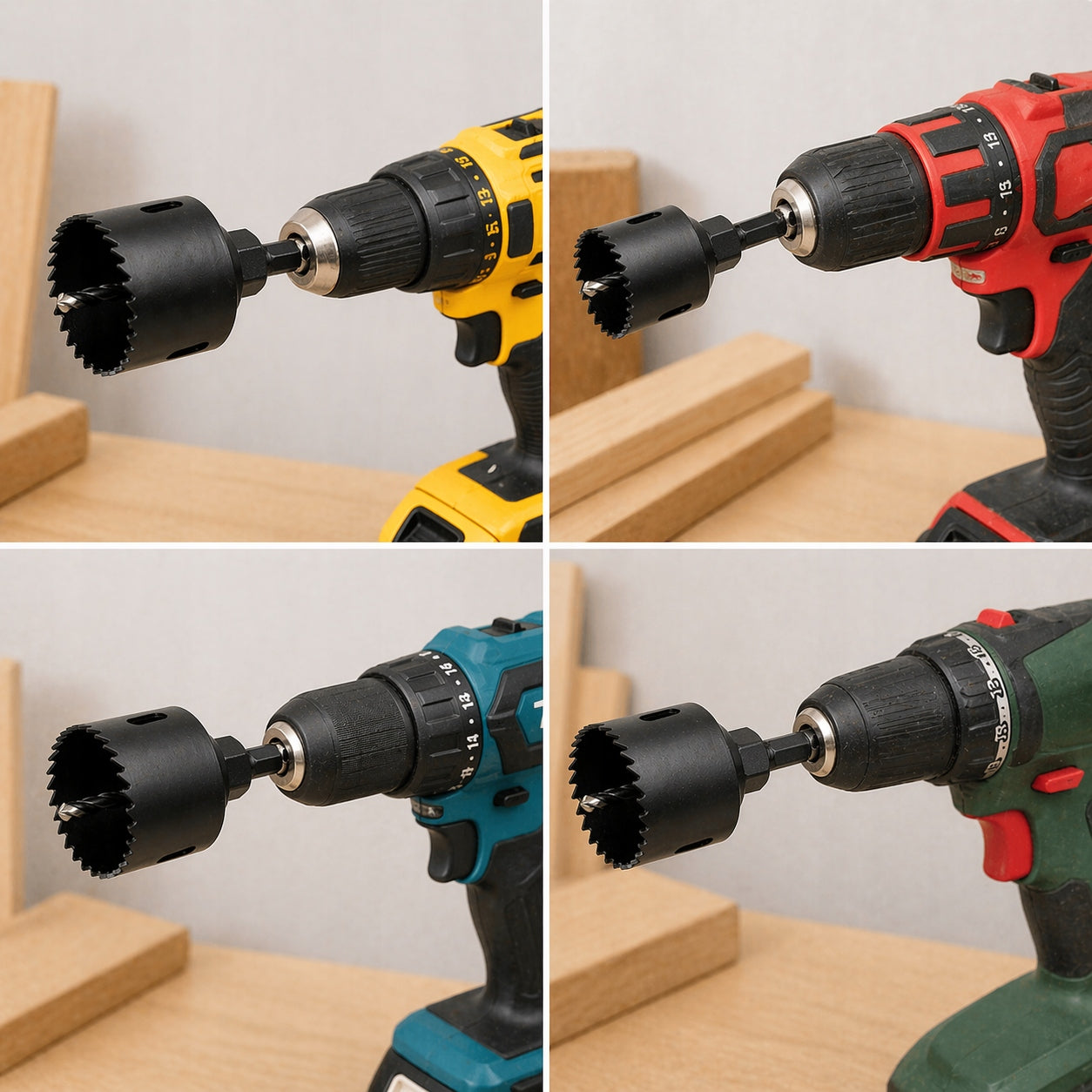 SET OF FORAMINIFERA FOR WOOD 16 EL 19-127 MM FORAMINIFERA CUTTERS DRILL EAN (GTIN) 5908066863124