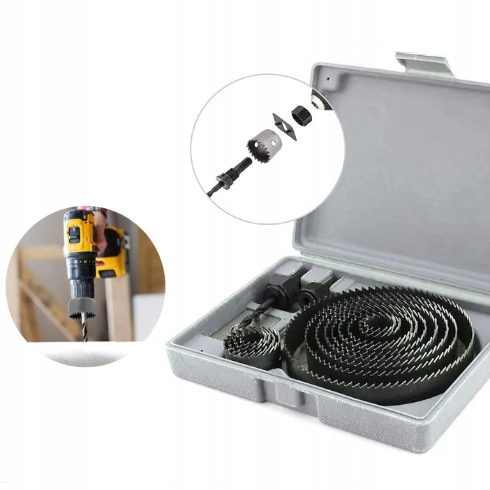 SET OF FORAMINIFERA FOR WOOD TREES CUTTERS 19-127MM 16EL Diameter 127 mm