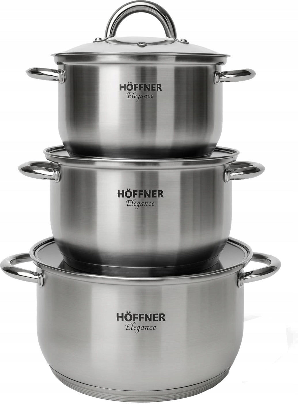 SET OF GAS POTS STAINLESS STEEL POTS SET OF 6 ELE Manufacturer code GARNKI HF-4447