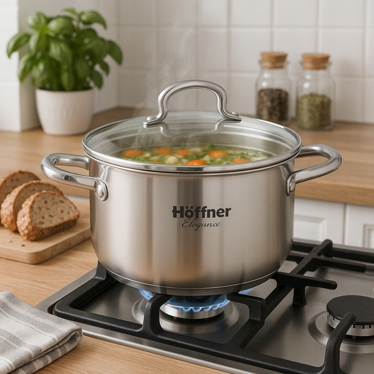 SET OF GAS POTS STAINLESS STEEL POTS SET OF 6 ELE Material stainless steel