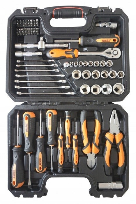 SET OF HAND TOOLS FOR WORKSHOP HECHT 2076 76 PCS + SUITCASE Product weight with unit packaging 5 kg