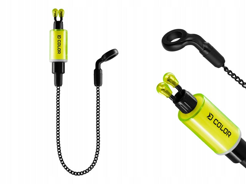 SET OF HANGERS DELPHIN COLOR - 2 pcs. GREEN + YELLOW Kind mechanical
