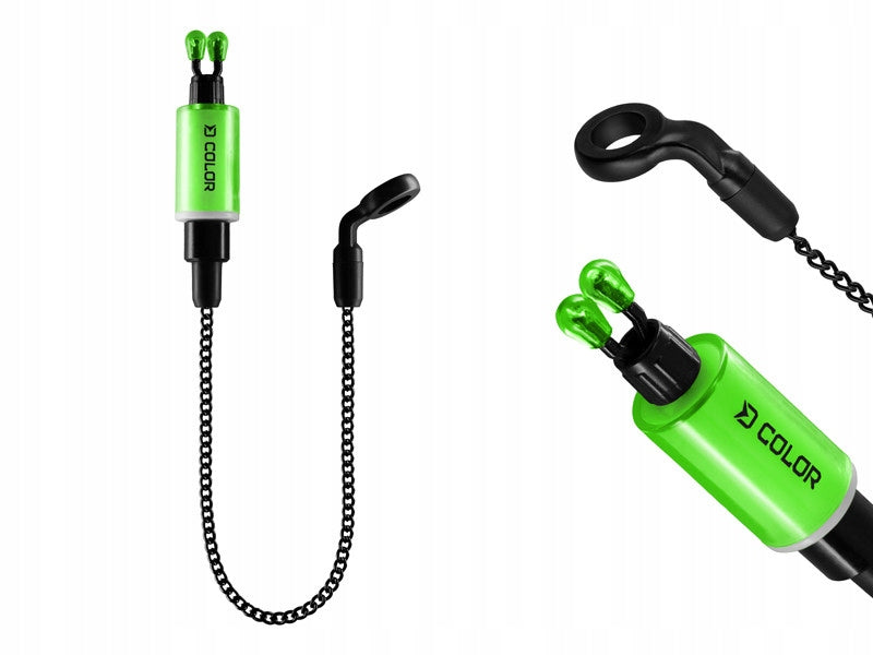 SET OF HANGERS DELPHIN COLOR - 2 pcs. GREEN + YELLOW Model COLOR