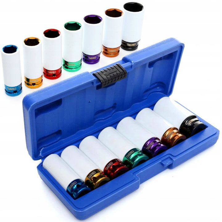 SET OF IMPACT CAP CAPS FOR RIMS - ALUMINIUM