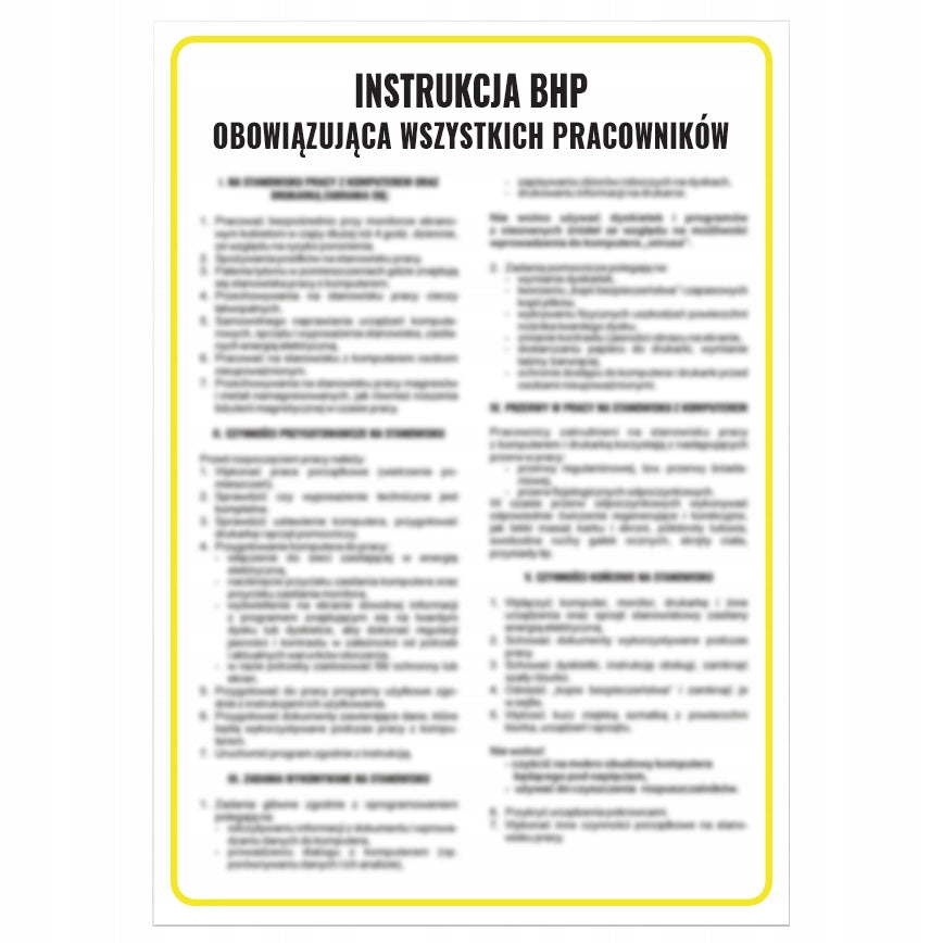 SET OF INSTRUCTIONS OSH INSTRUCTIONS FOR WASHING HANDS FIRE FIRST AID Manufacturer code DB001