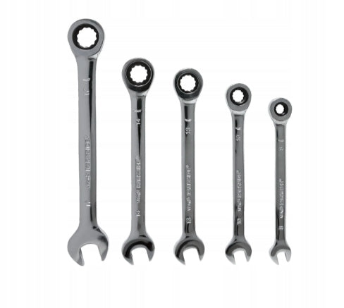 SET OF KEYS PARKSIDE RATCHET WRENCHES 5 PIECES 8/10/13/14/17 Manufacturer code 499602_2204