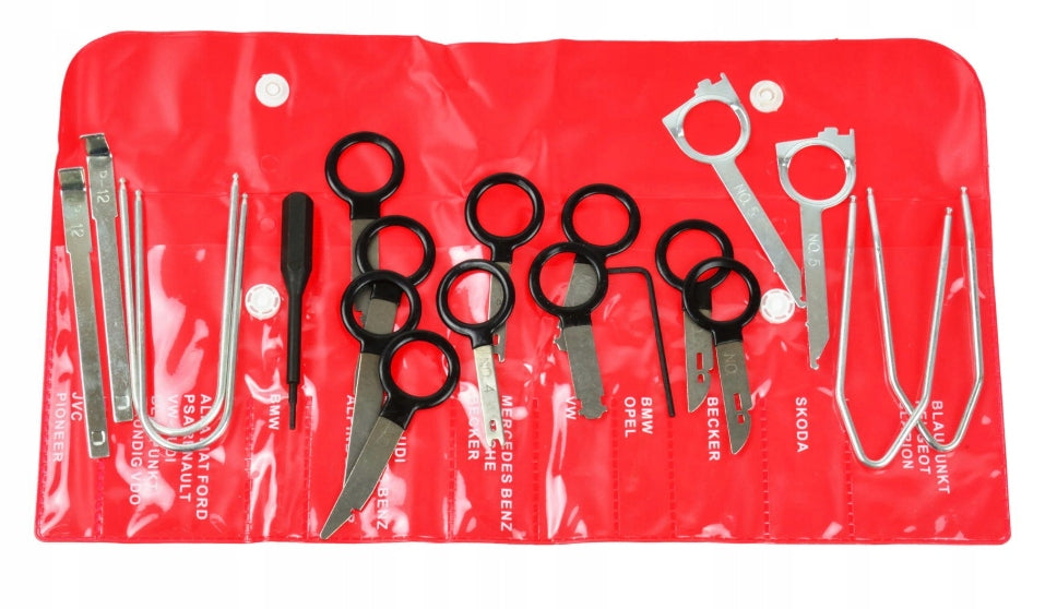 SET OF KEYS REMOVERS FOR DISMANTLING NAVIGATION RADIO SKODA BMW VW 20e Brand MFT