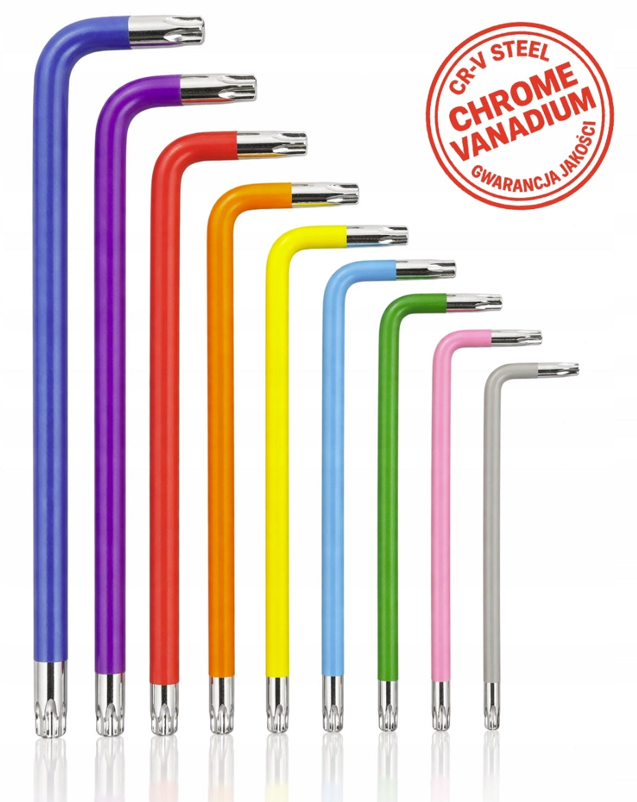 SET OF KEYS TORX T10-50 KEYS TORXY TORKSY 9e Manufacturer code V35501