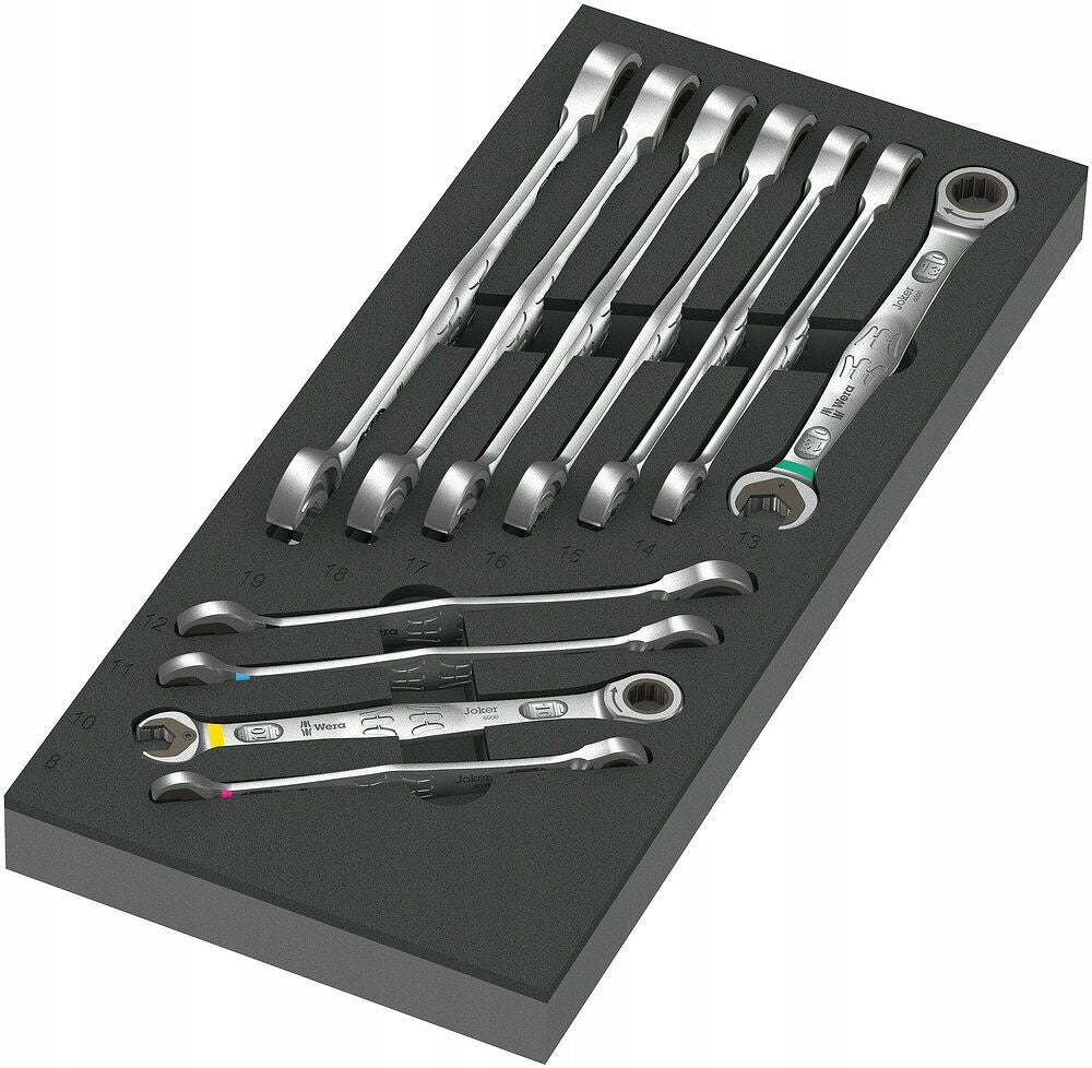 SET OF KEYS WERA JOKER 6000 SET 1 WITH FOAM INSERT 11 PART 05150120001