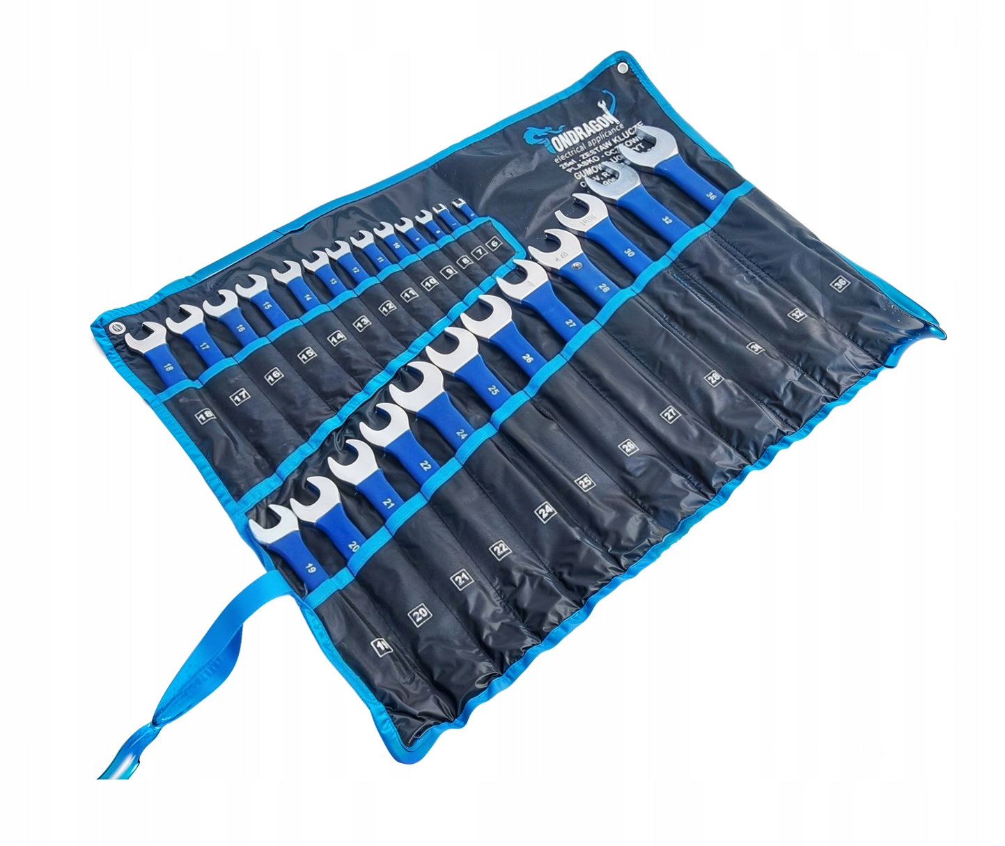 SET OF KMPLET WRENCHES 6-36mm 25 ELEMENTS + SHEET OD9063 Brand Ondragon
