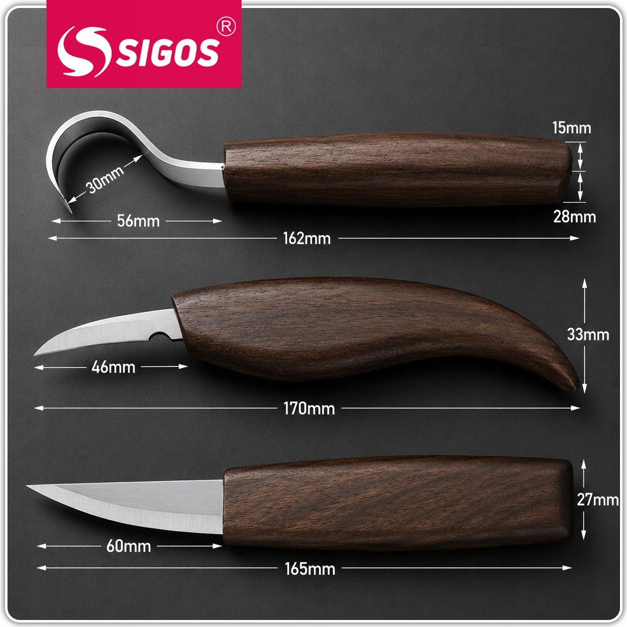 SET OF KNIVES FOR CARVING IN WOOD CHISEL TOOLS KNIVES SCALPEL DIY 9 EL. Manufacturer code 4896022069615