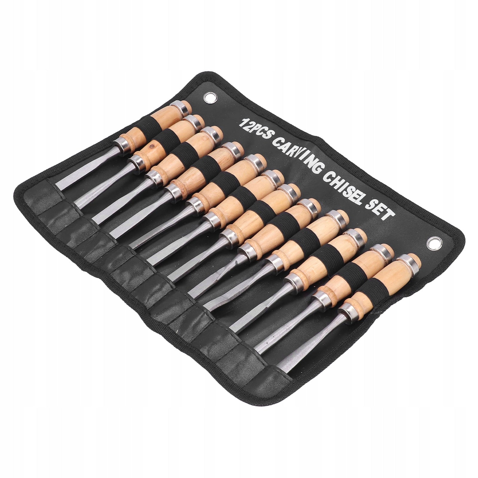 SET OF LATHE WOOD LATHE CHISELS 12 PCS 8" AKCESORIA Brand no brand