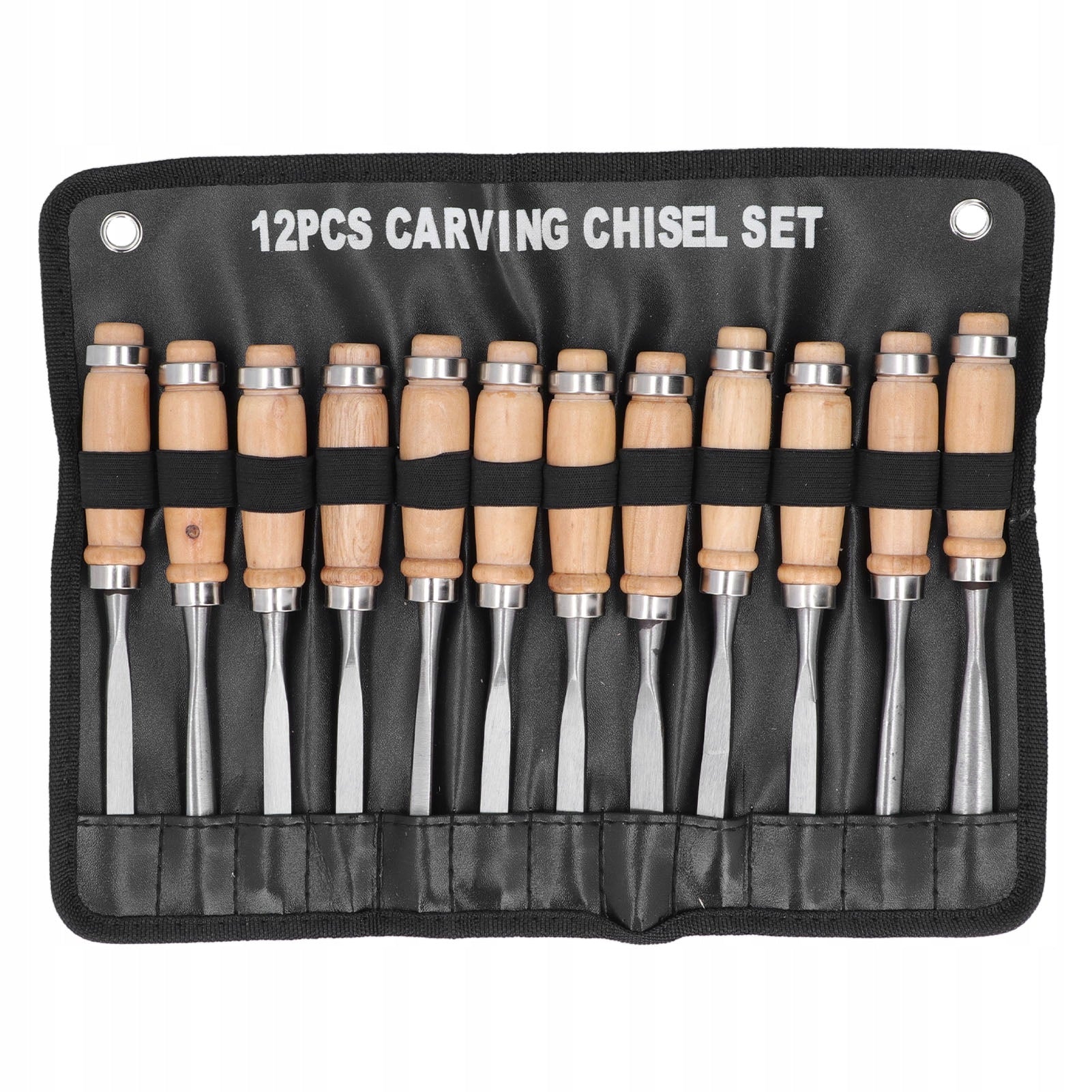 SET OF LATHE WOOD LATHE CHISELS 12 PCS 8" AKCESORIA