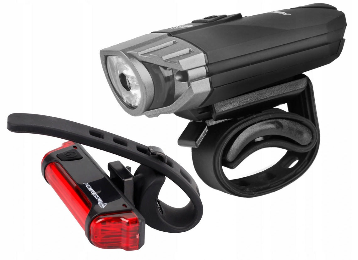 SET OF LIGHTS MERIDA MOTHRA SET 300lm HL-MD00010 Front + Rear