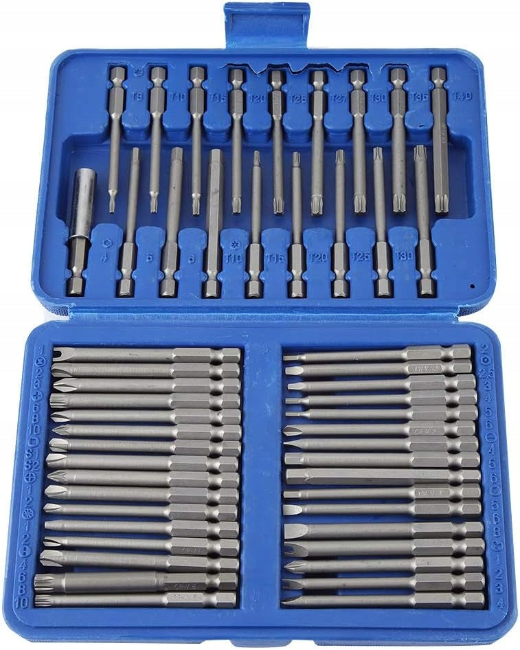 SET OF LONG IMPACT BITS FOR SCREWDRIVER BITS 75mm + HANDLE 50EL Manufacturer code 8925148945