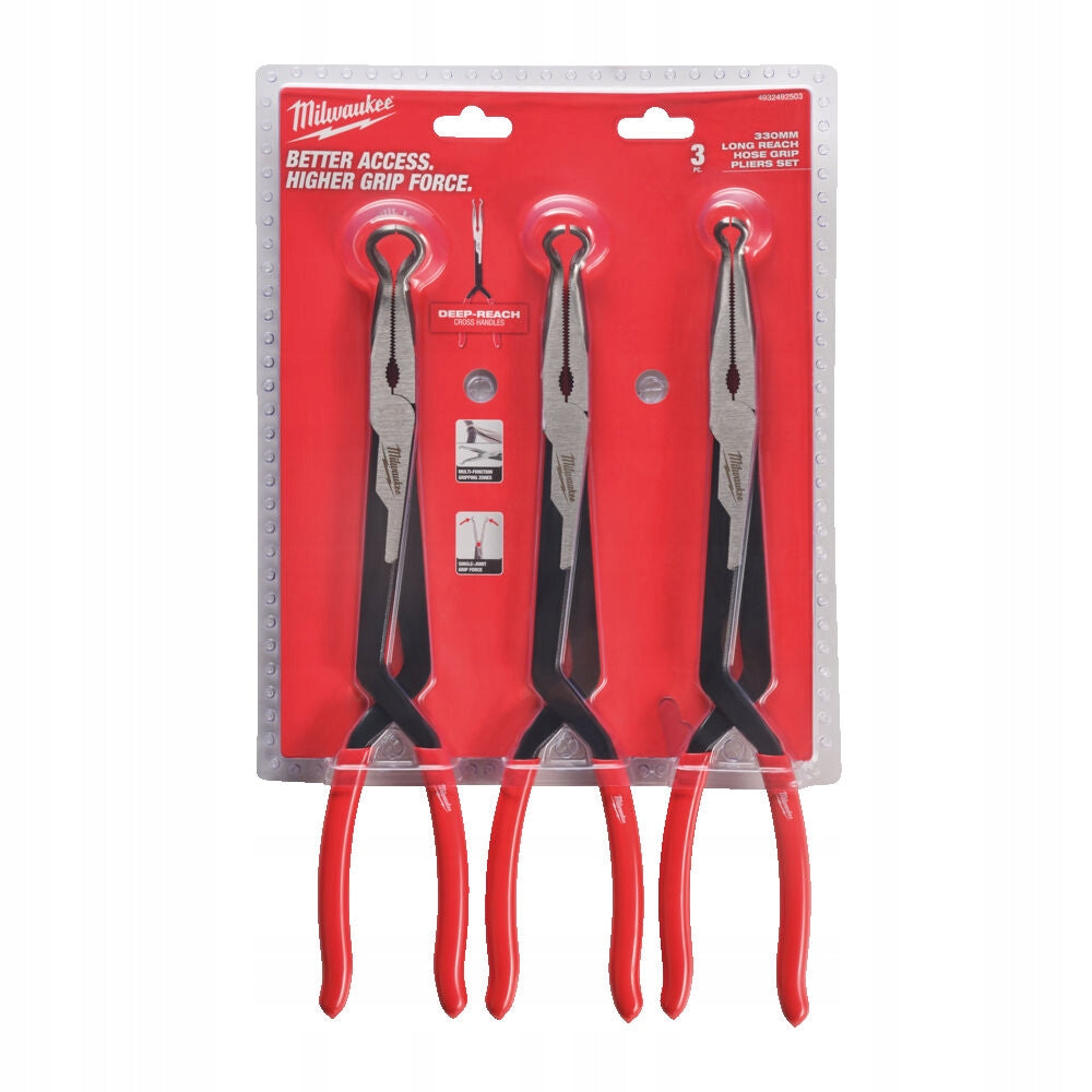 SET OF LONG PLIERS (3PCS) Brand Milwaukee