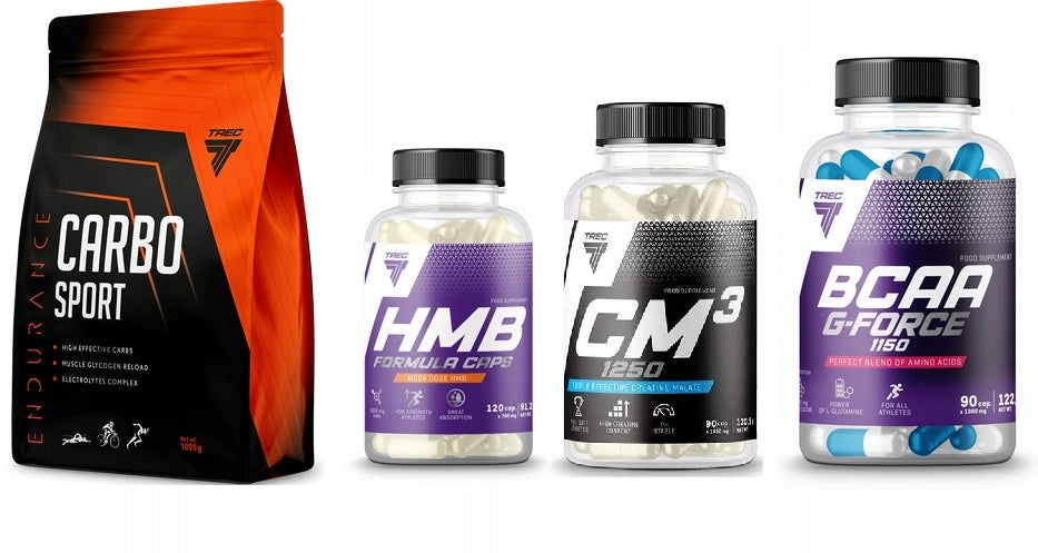 SET OF MONE NUTRIENTS FOR WEIGHT GAIN BCAA HMB