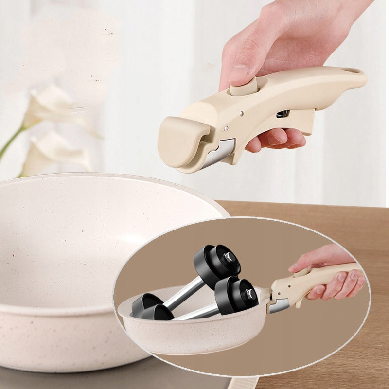 SET OF PANS AND POTS 15 elements 2x DETACHABLE HANDLE GAS INDUCTION Color beige
