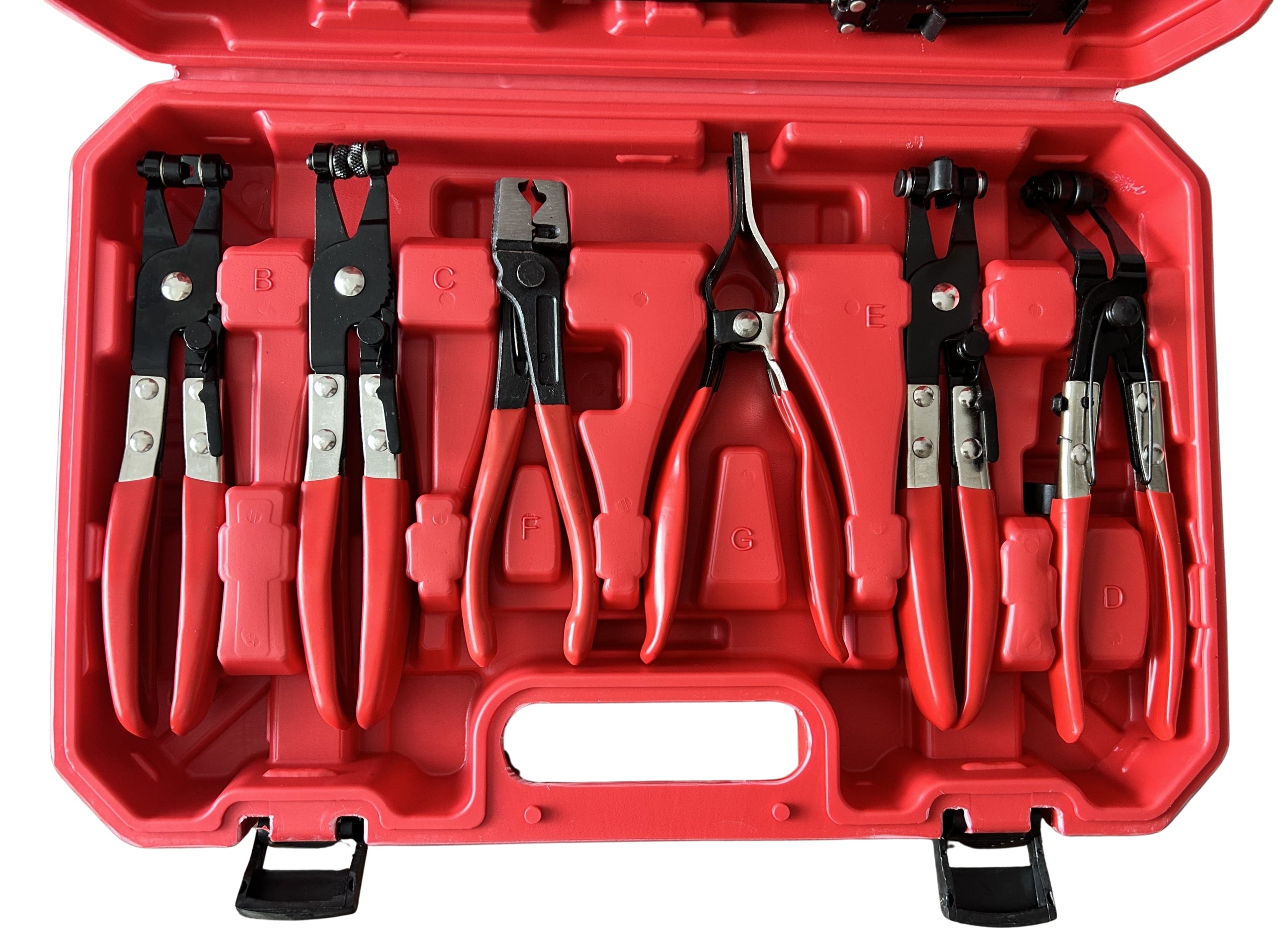 SET OF PLIERS FOR CLAMPS WITH CABLE - 9 ELEMENTS EAN (GTIN) 5907698028017