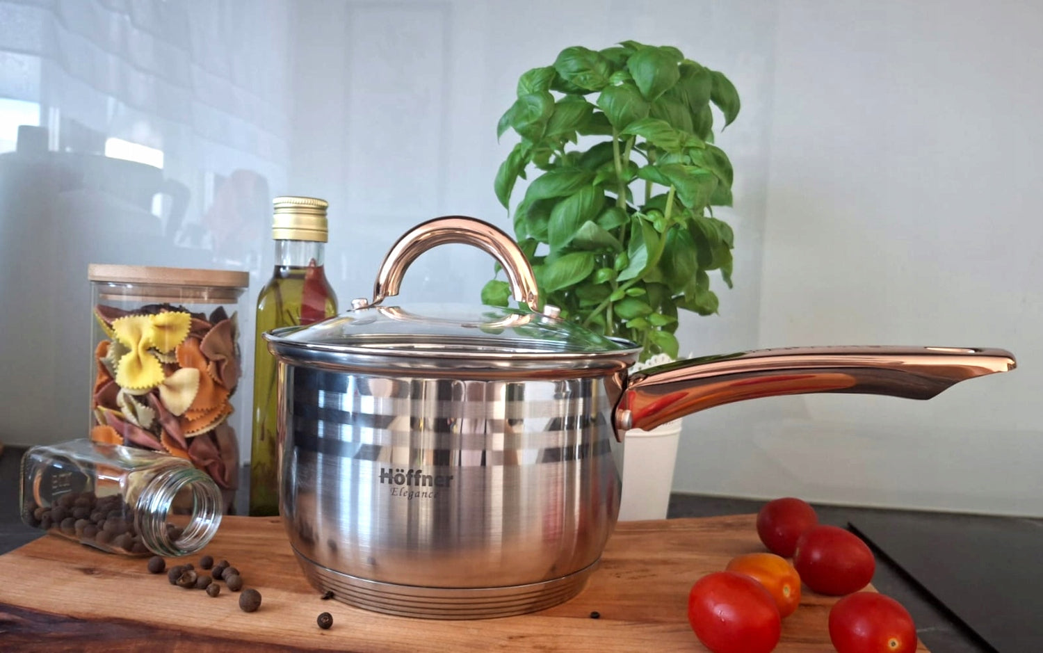 SET OF POTS INDUCTION / GAS SAUCEPAN POTS SET STAINLESS STEEL 10 EL Color silver