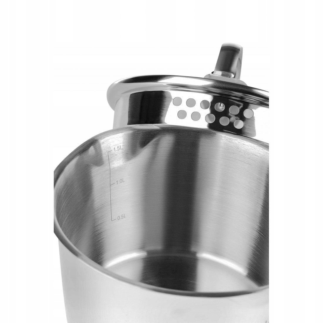 SET OF POTS + SAUCEPAN WITH LIDS 8el FOR GAS INDUCTIONS STAINLESS STEEL Line BLOSSOM