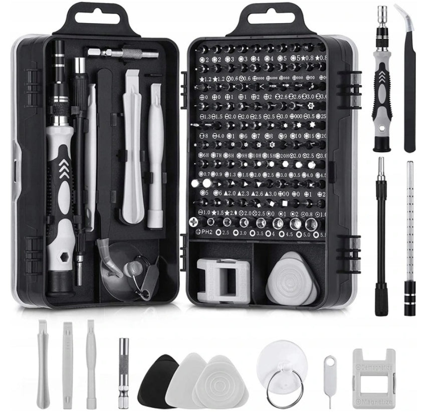 SET OF PRECISION SCREWDRIVERS 115IN1 TORX BITS TWISTERS 115 EL Packaging status original