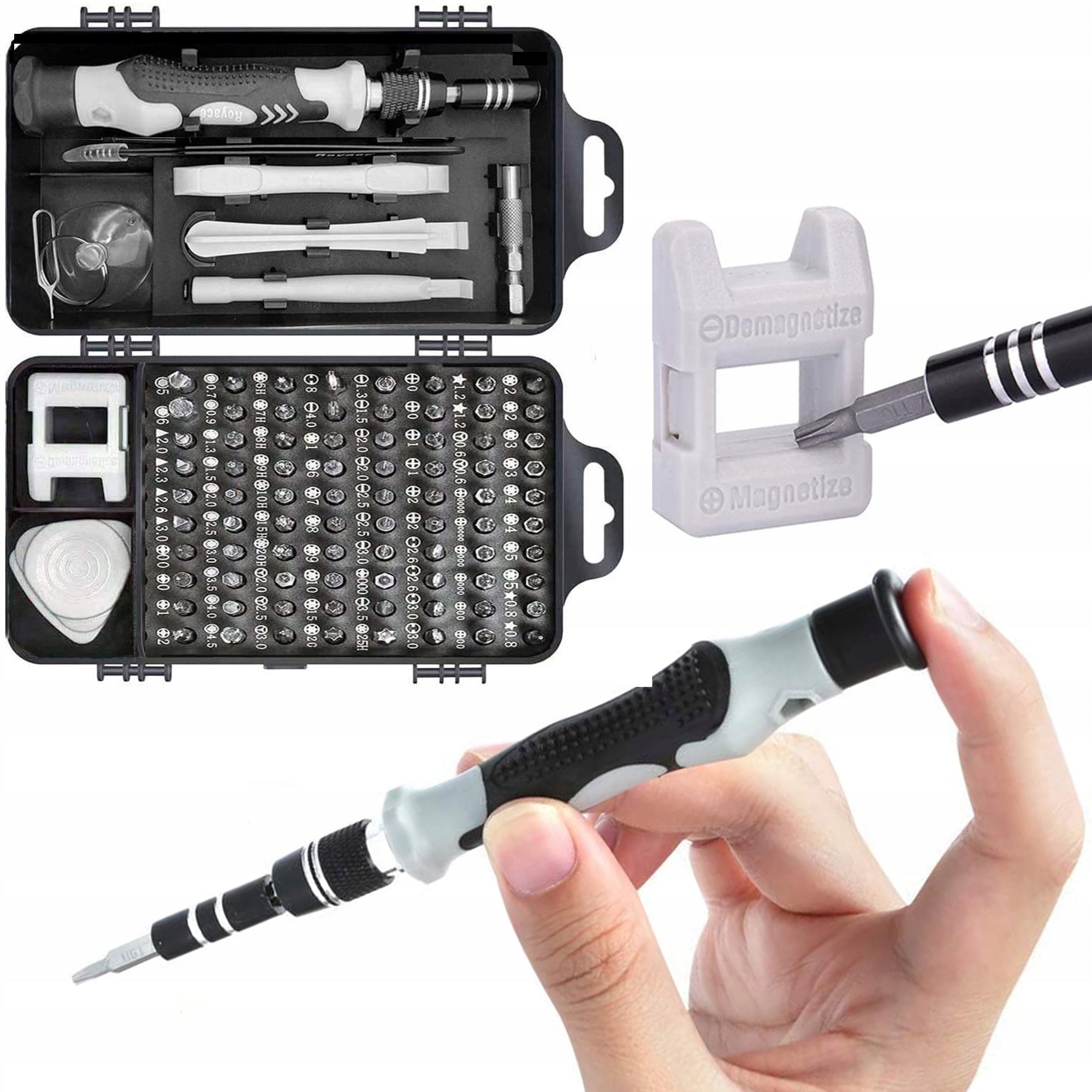 SET OF PRECISION SCREWDRIVERS TORX BITS UNIVERSAL 115in1 Packaging status original