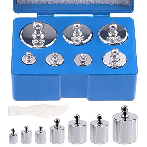 SET OF PRECISION STEEL SCALES FOR JEWELRY SCALES CLASS M2 8 PCS Brand no brand