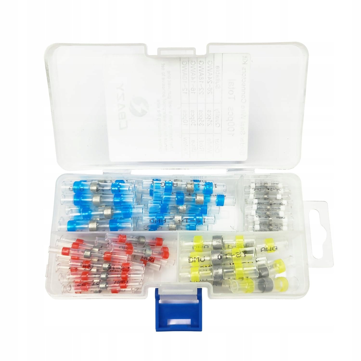 SET OF QUICK COUPLERS WITH TIN 0,25-6mm 100PCS