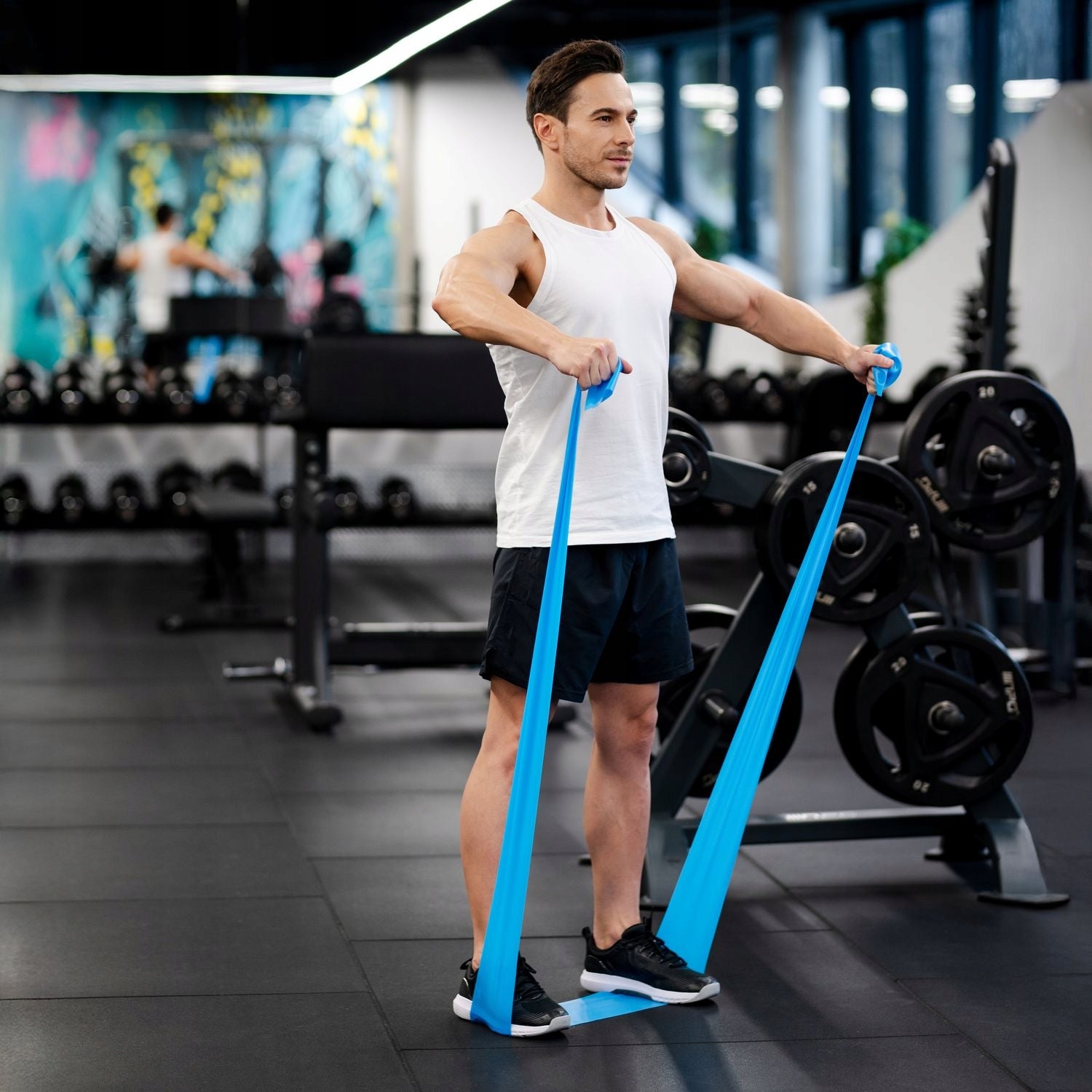 SET OF REHABILITATION TAPES FLAT BAND 2,5-12,5KG 5PCS GYMTEK Brand Gymtek