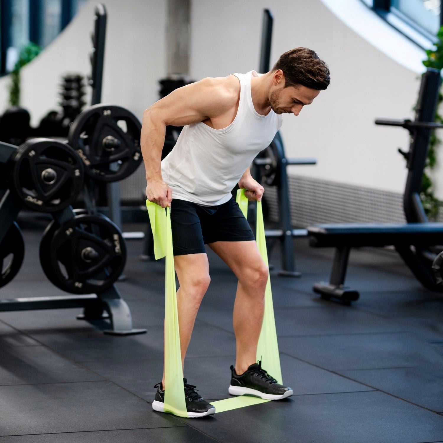 SET OF REHABILITATION TAPES FLAT BAND 2,5-12,5KG 5PCS GYMTEK Width 150 mm