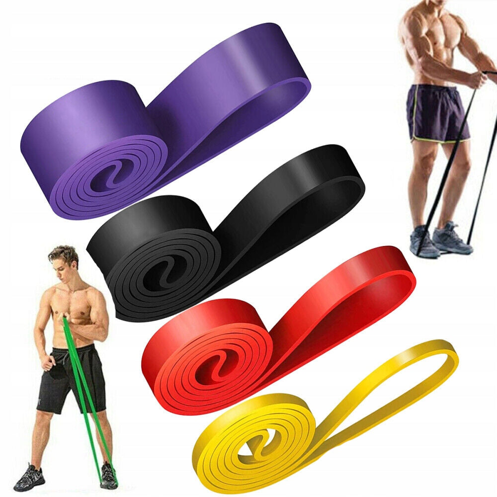 SET OF RESISTANCE BANDS FOR PULLING UP 4 LEVELS OF INTENSITY, TAPE TRAINING Width 0 mm
