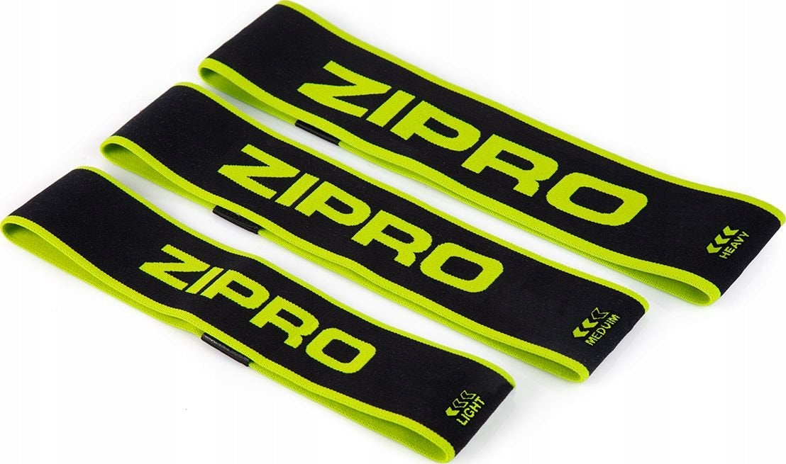 SET OF RESISTANCE BANDS RUBBER for exercises 3pcs- Zipro