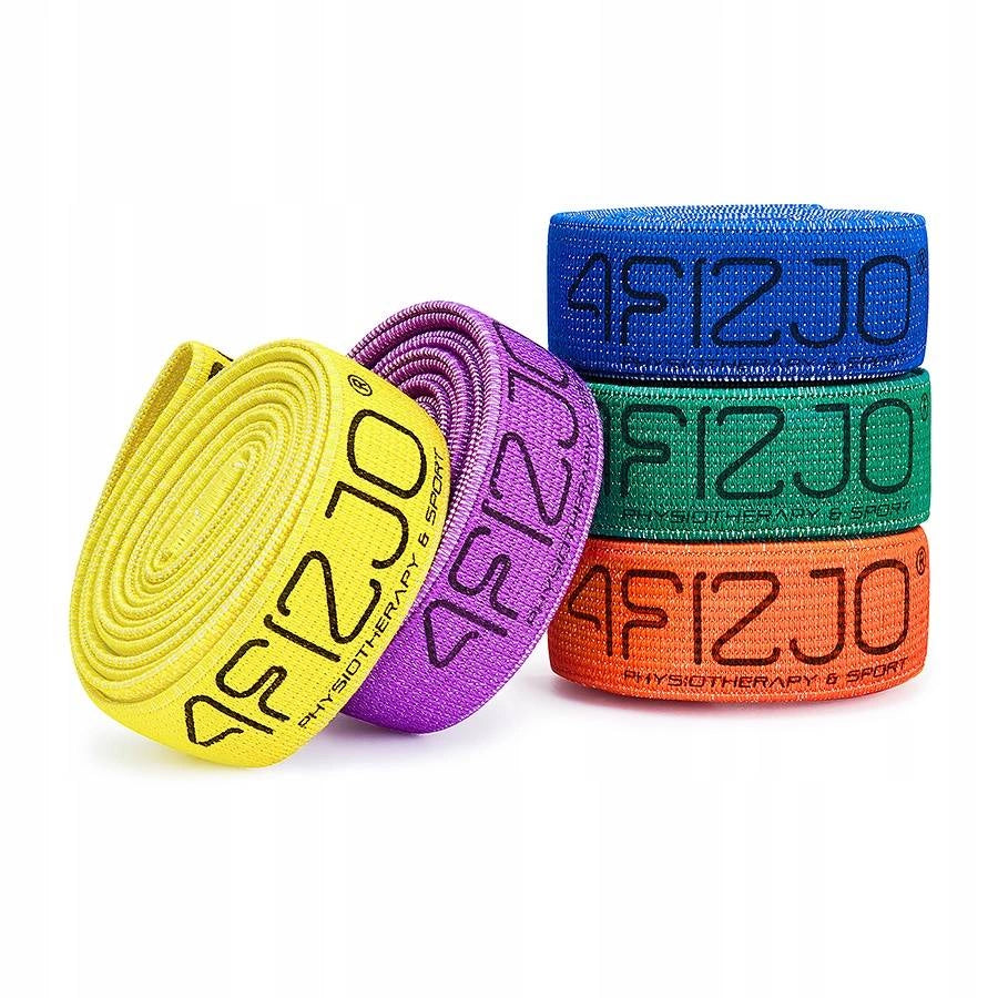 SET OF RESISTANCE RUBBERS MATERIAL POWER BAND TRAINING REHABILITATION 1-35 KG