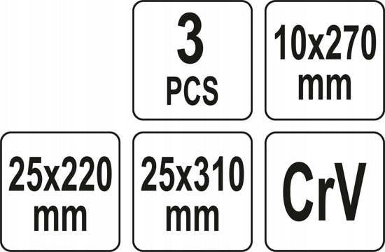 SET OF SCRAPERS FOR GASKETS YT-08474 YATO Brand Yato