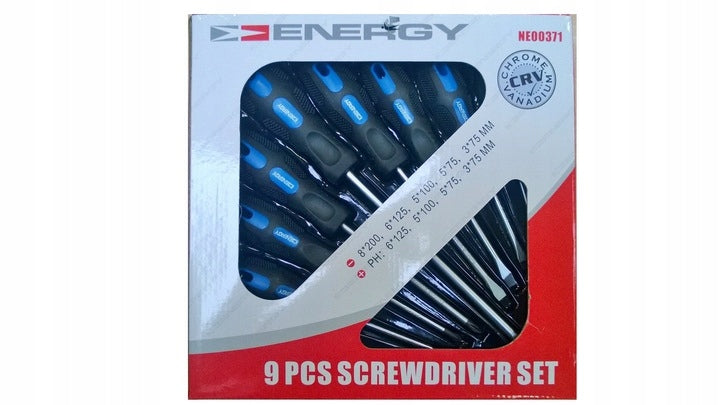 SET OF SCREWS 9 ELEMENTS