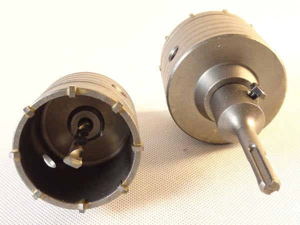 SET OF SDS CONCRETE CUTTER HOLE SAW PLUS 65mm + 80mm HOLE SAWS Manufacturer code 49614894