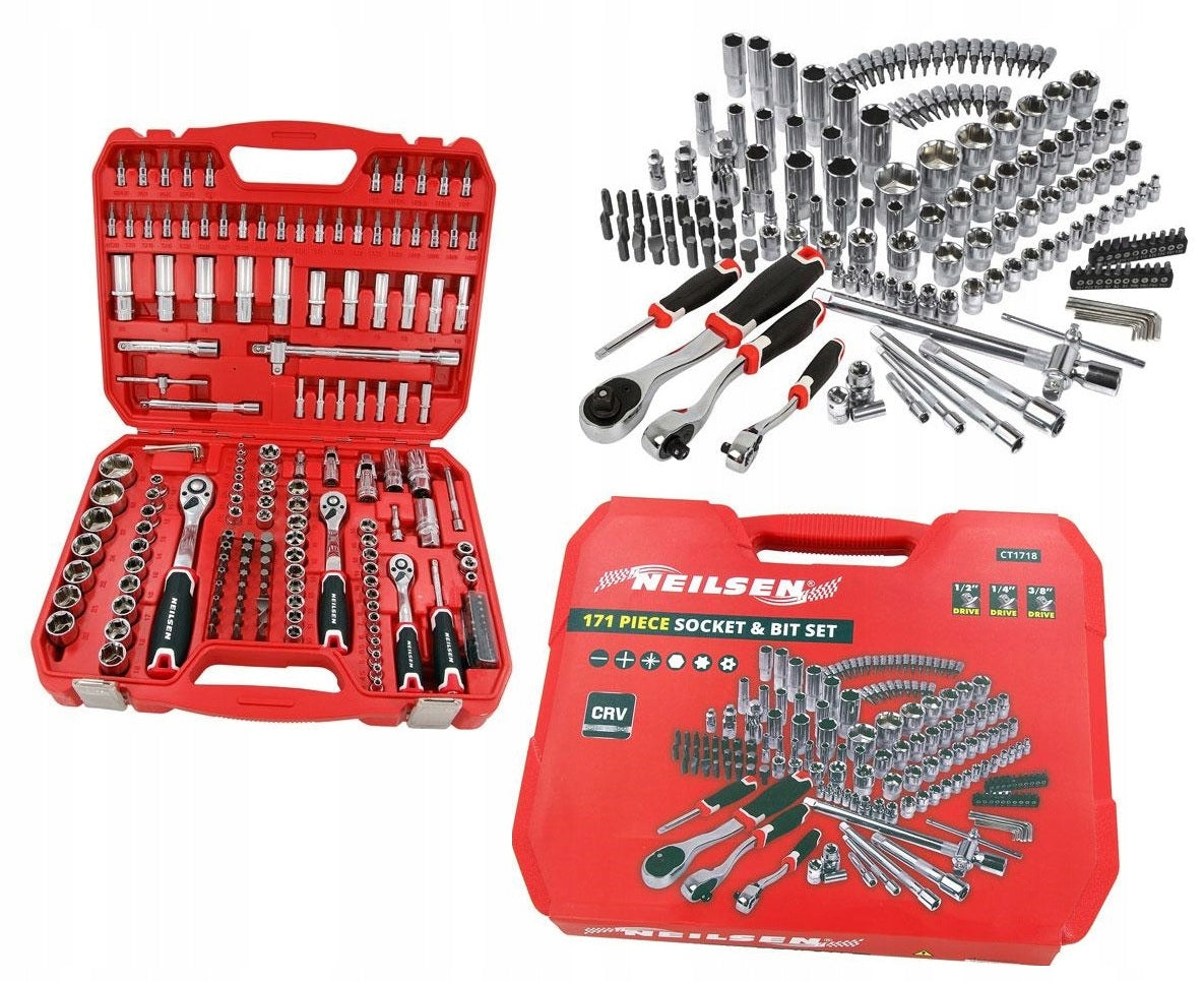 SET OF SOCKET TOOL WRENCHES TOOL CASE BITS 171el EAN (GTIN) 5060028097180
