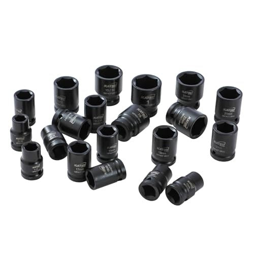 SET OF SOCKET WRENCHES 23 PARTS FOR IMPACT SCREWDRIVER CHROME VANA STEEL Manufacturer code Bez marki