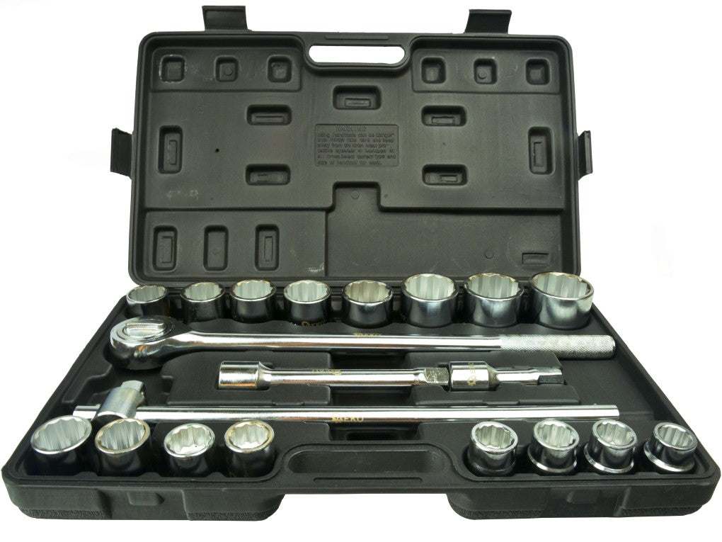 SET OF SOCKET WRENCHES 3/4 12-ANGLE 21el 19-50mm