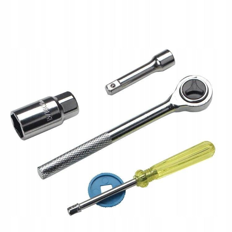 SET OF SOCKET WRENCHES 40 ELEMENTS - RATCHET + CASE EAN (GTIN) 5906684652045
