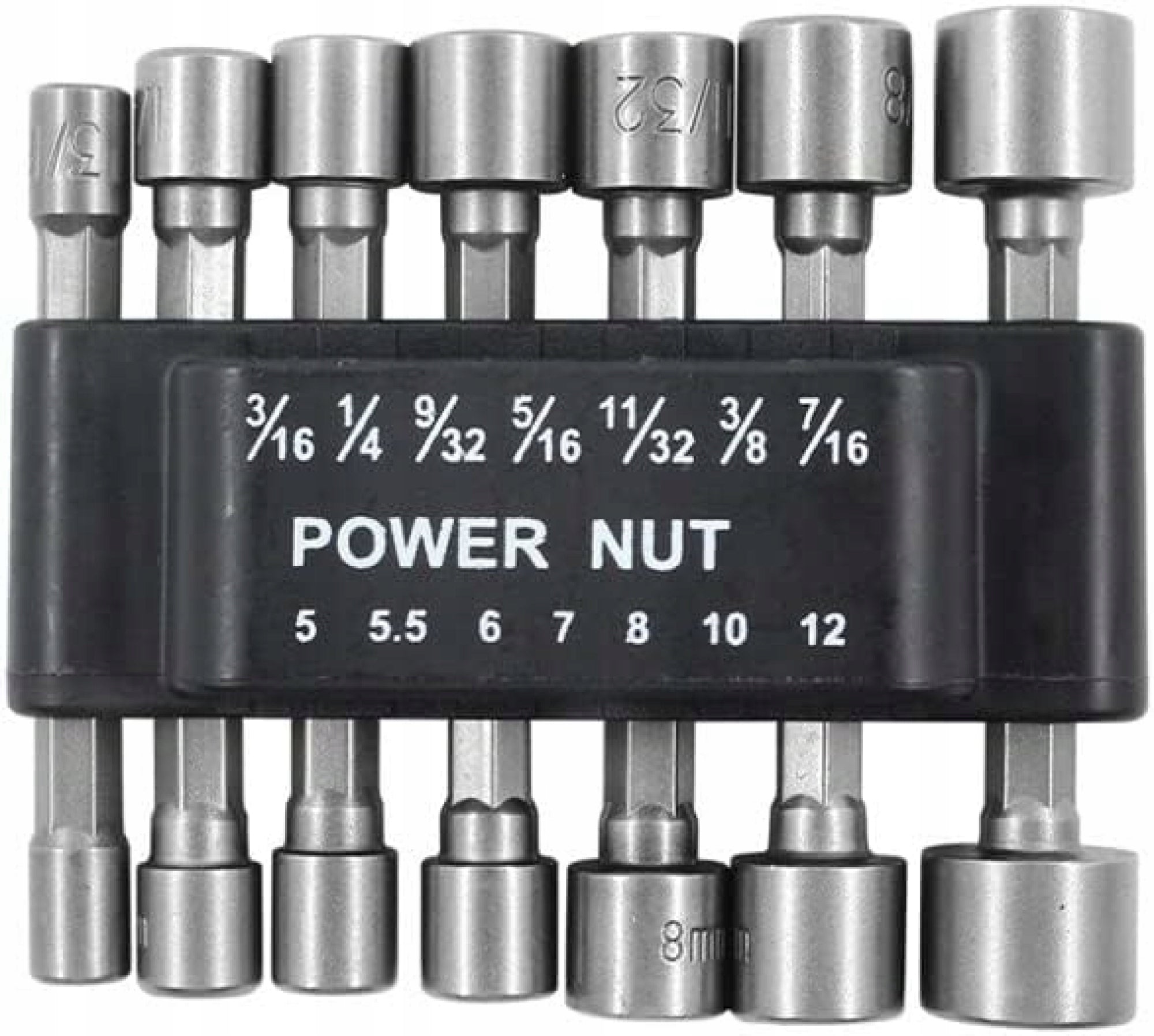 SET OF SOCKET WRENCHES FOR METRIC AND INCH SCREWDRIVER 1/4" HEX 14 PCS Brand no brand