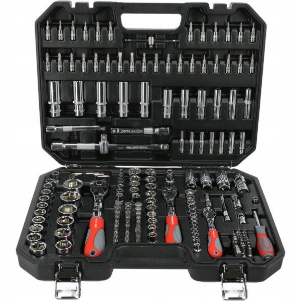 SET OF SOCKET WRENCHES IN CASE 179 ELEMENTS 1/2 3/8 1/4 TORX Proline Number of items in the set 179
