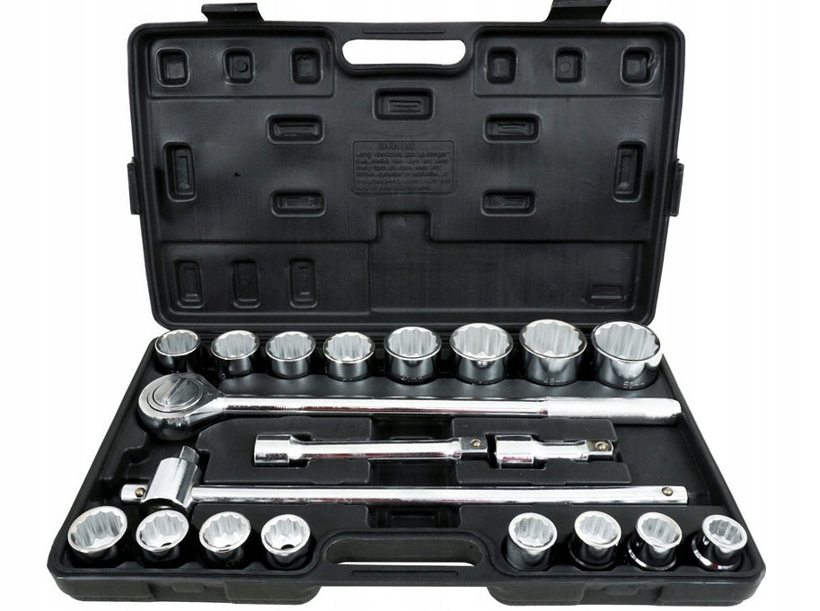 SET OF SOCKET WRENCHES LARGE 3/4 INCH SOCKET WRENCHES 21 EL LARGE TIR CRV Brand Verke