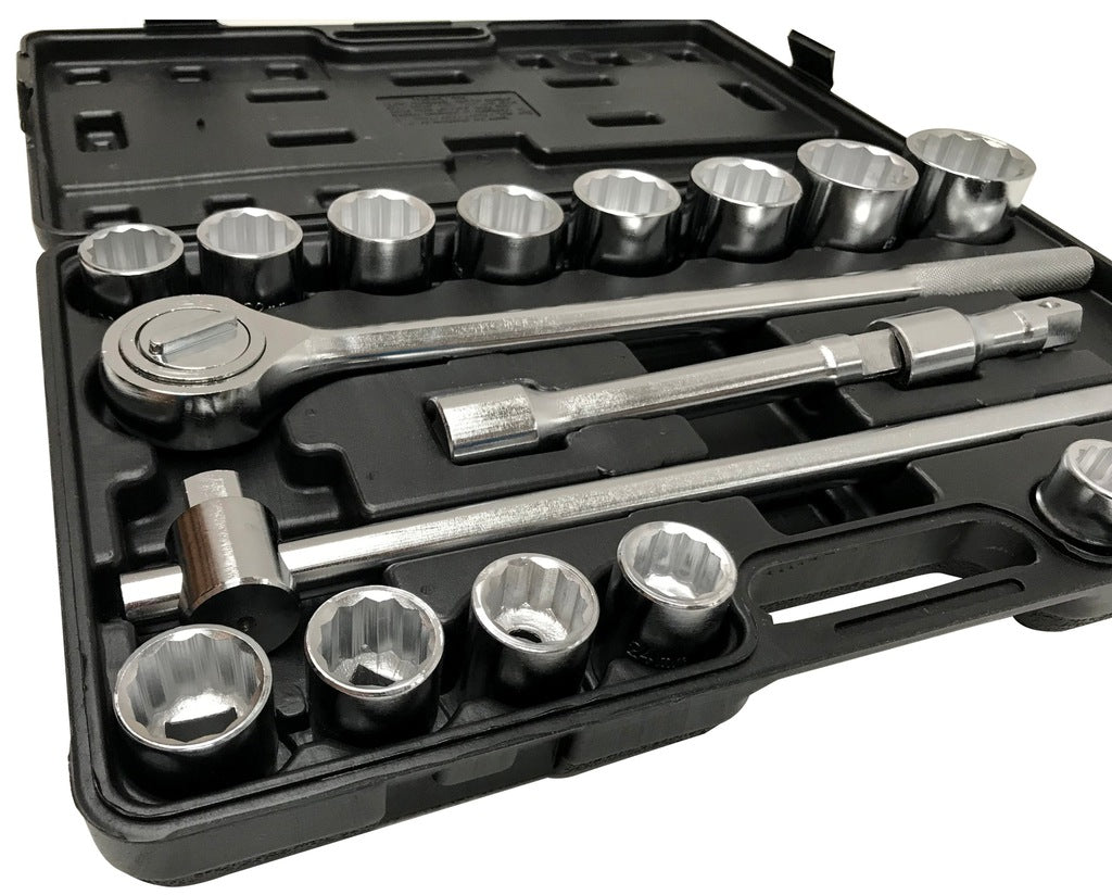 SET OF SOCKET WRENCHES LARGE 3/4 INCH SOCKET WRENCHES 21 EL LARGE TIR CRV Customs tariff code 82041200