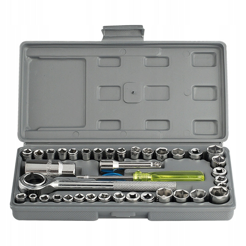 SET OF SOCKET WRENCHES TOOL SOCKET WRENCHES 40 SOCKET ELEMENTS Brand no brand