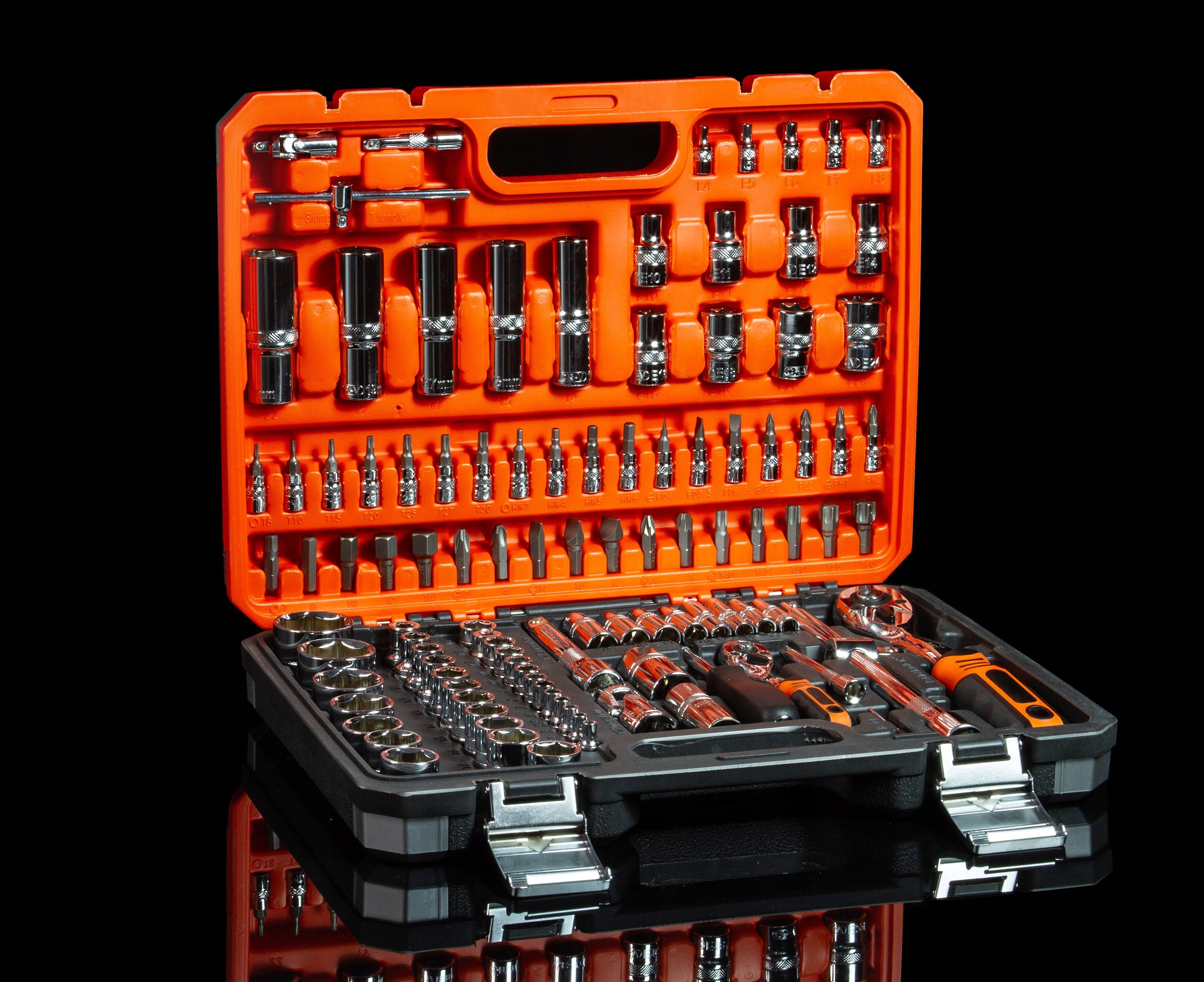 SET OF SOCKET WRENCHES TOOL WRENCHES CAPS 108 for workshop gift Product weight with unit packaging 6 kg